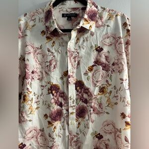 Men’s floral dress shirt